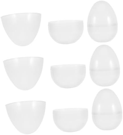 PRETYZOOM 6pcs Fillable Easter Eggs for Candy and Surprises