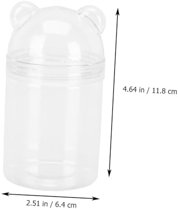 8pcs Transparent Candy Storage Bottles for Parties and Weddings