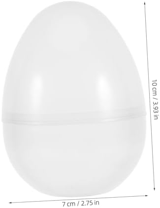 PRETYZOOM 6pcs Fillable Easter Eggs for Candy and Surprises