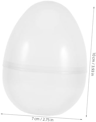 GLEAVI 6Pcs Jumbo Fillable Easter Eggs for Party Favors