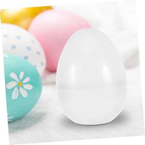 6Pcs Plastic Easter Eggs Fillable Candy Boxes