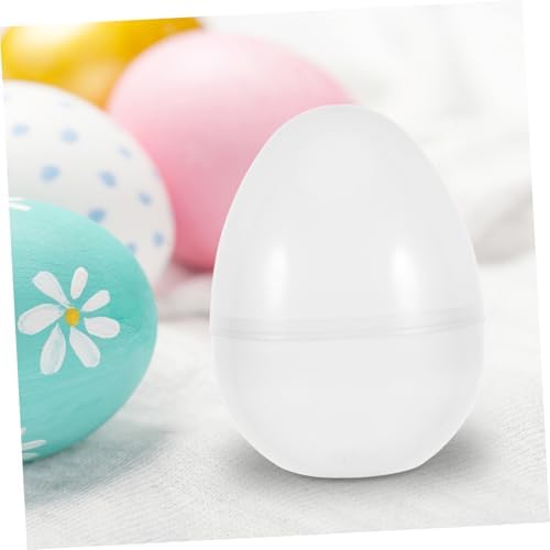 GLEAVI 6Pcs Jumbo Fillable Easter Eggs for Party Favors