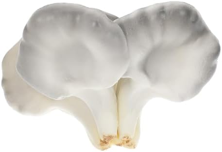 Lifelike Simulation Fake Mushroom Figurine 4-Inch Oyster Mushroom Decor