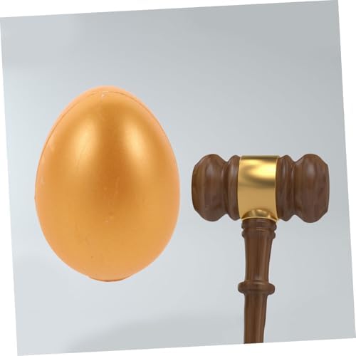 Garneck 6pcs Golden Egg Party Favors for Easter and Weddings
