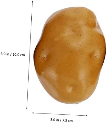 MAGICLULU 5pcs Lifelike Foam Potato Models for Kitchen Decor
