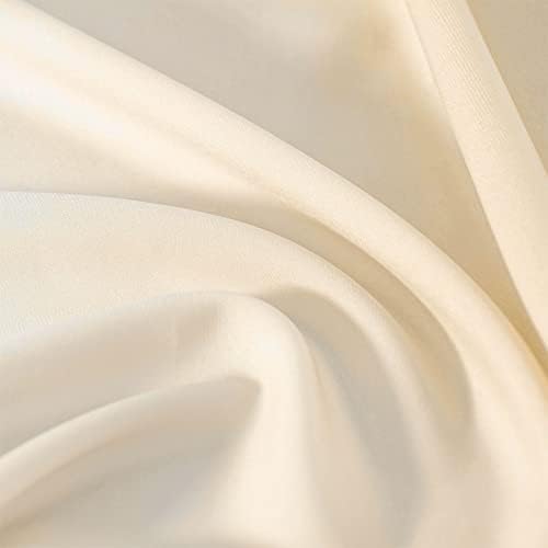 NAPEARL Ombre Window Scarf Valance 144 Inches Beige
