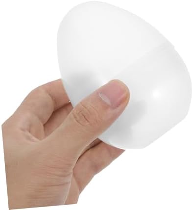 6Pcs Jumbo Transparent Fillable Easter Eggs for Parties
