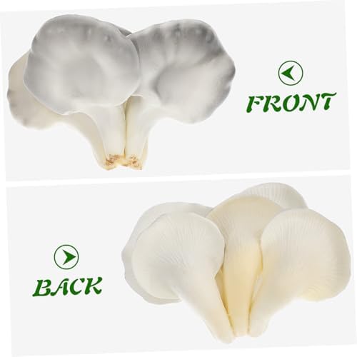 Ciieeo Realistic Faux Straw Mushroom Decor Prop