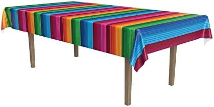 Beistle Fiesta Tablecover 55 x 905 Polyester Rectangular