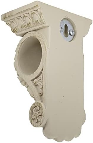 MERIVILLE Chatecu Drapery Sconce 2Pcs French White with Gold Highlight