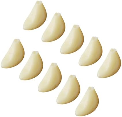 10pcs Lifelike Garlic Cloves Artificial Photo Props