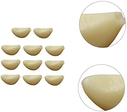 10pcs Lifelike Garlic Cloves Artificial Photo Props