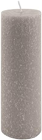 Root Candles Unscented Timberline Pillar Candle 3x9 Inches Platinum
