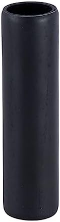 BP Lamp 4 Inch Flat Black Polyresin Candle Cover - Candelabra Style