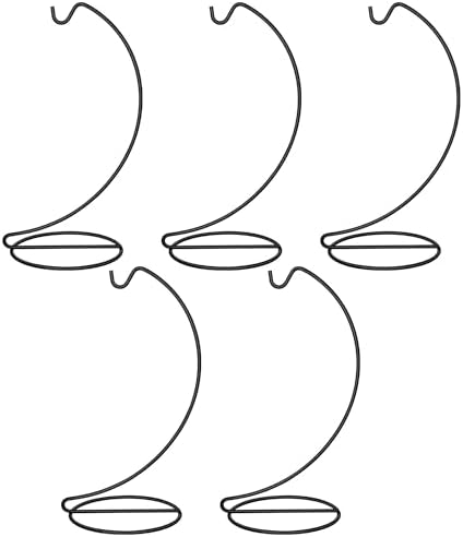 HD Hyaline Dora 5-Pack Black Ornament Display Stands