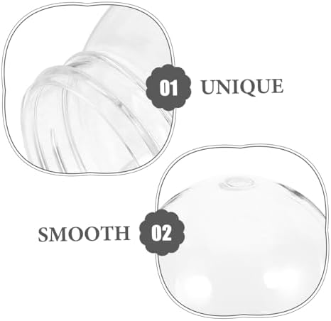 KICHOUSE 10pcs Clear Plastic Candy Containers for Holiday and Party Use