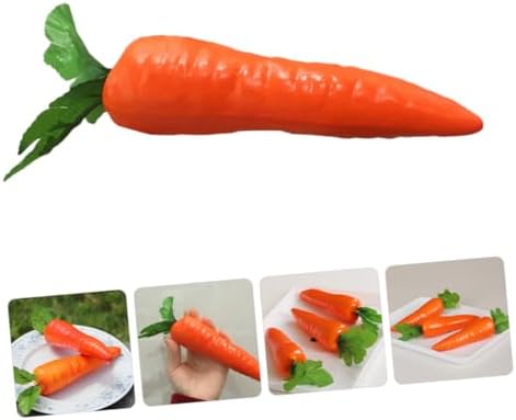 12Pcs Realistic Carrot Models for Party Decorations