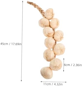 Cabilock 3Pcs Artificial Garlic Strings Hanging Decor