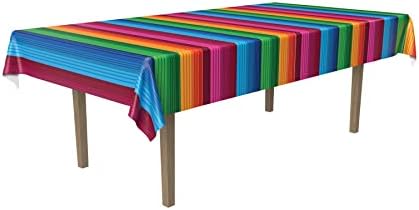 Beistle Fiesta Tablecover 55 x 905 Polyester Rectangular
