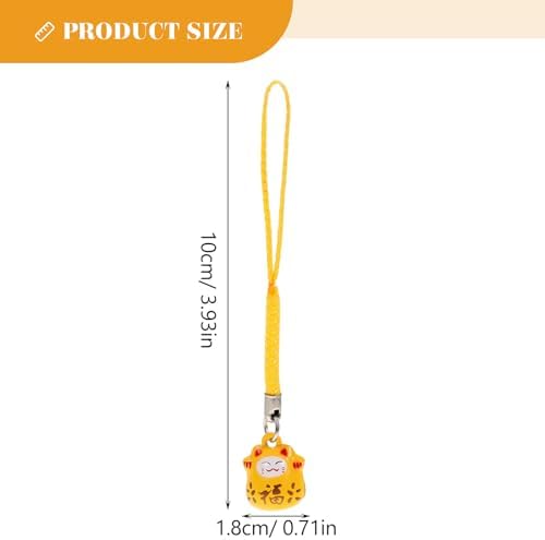 Mikikit 36pcs Luck Cat Hanging Pendants Decor