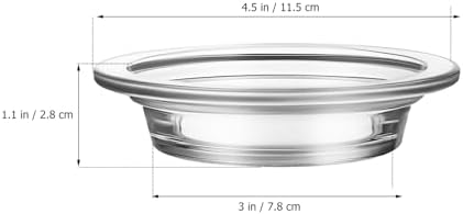 Homoyoyo 2PCS Wax Warmer Replacement Dish Glass
