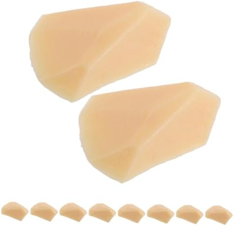 10pcs Lifelike Potato Chunks for Home Decor and Crafts