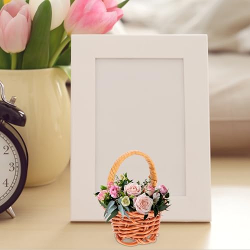 10Pcs Mini Woven Baskets with Handles for Party Favors