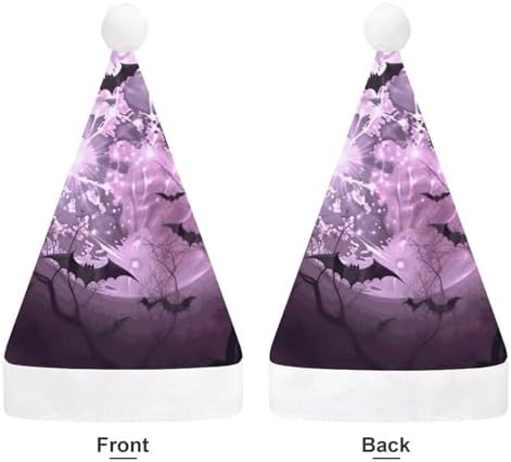 Christmas Santa Hat for Adults with Elastic Fit