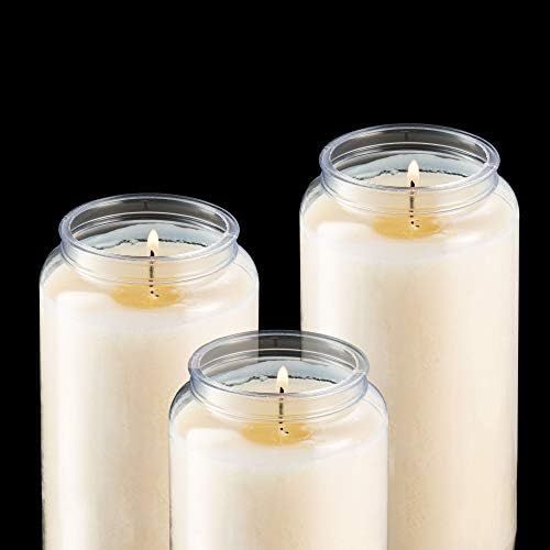 Tribello 6 Day Candles 6 Pack White Pillar Candles