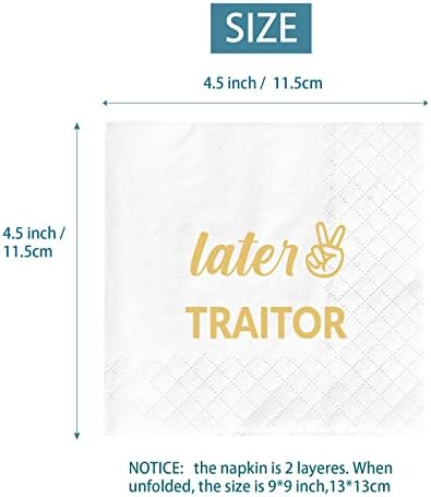 Funny Coworker Leaving Napkins Banner for Going Away Party