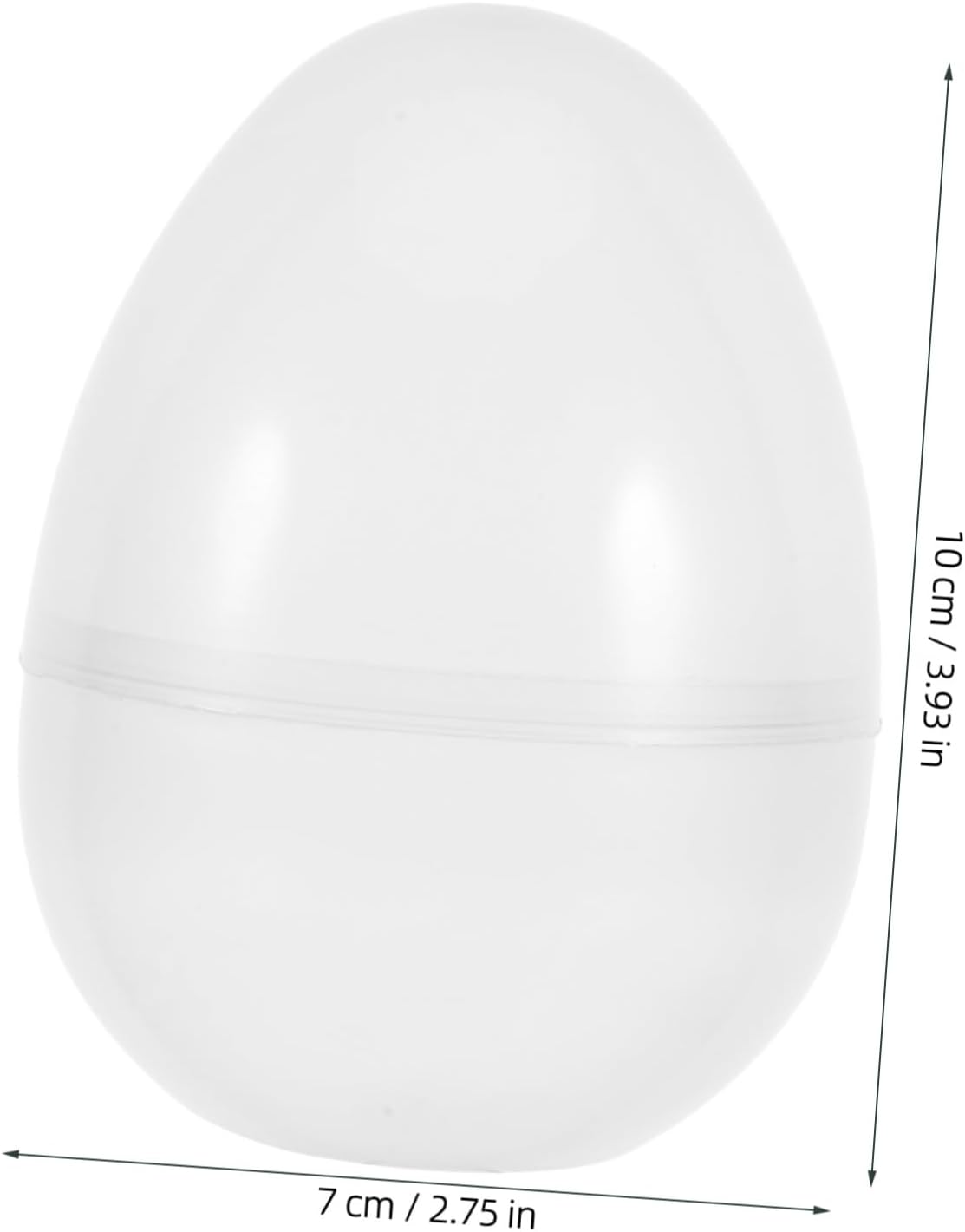 GLEAVI 6Pcs Jumbo Fillable Easter Eggs for Party Favors