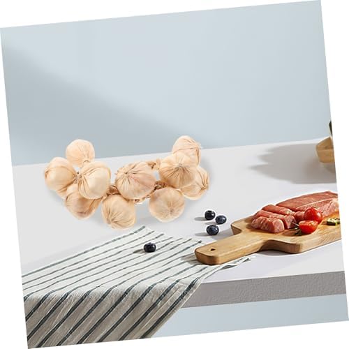 SOLUSTRE Lifelike Fake Garlic String Decor