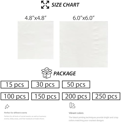 Luxury Personalized Napkins For Wedding Custom Printed Couple Name Paper