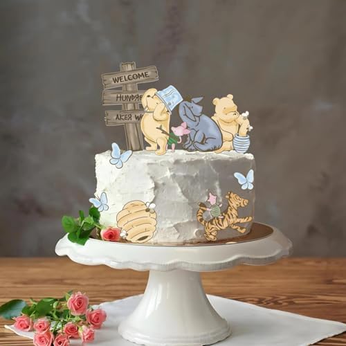 Winnie The Pooh Cake Topper Kit 12PCS