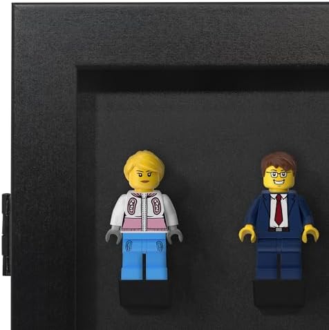 Americanflat 14x14 Minifigure Display Case - Black