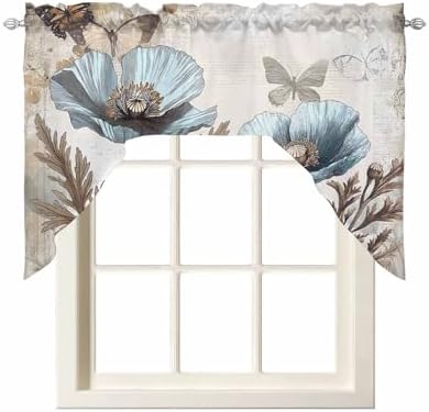 Vintage Tulip Flower Window Valance 56x36