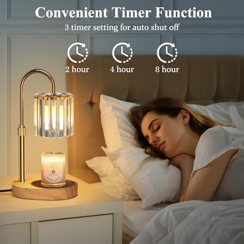 Lukasa Candle Warmer Lamp with Timer and Dimmer