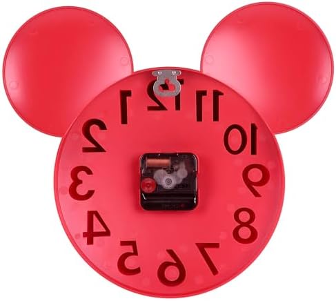 MEIDI CLOCK Wall Clock with 3D Numbers for Mickey Mouse Lovers