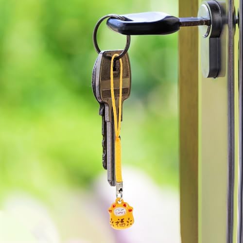 Mikikit 36pcs Luck Cat Hanging Pendants Decor