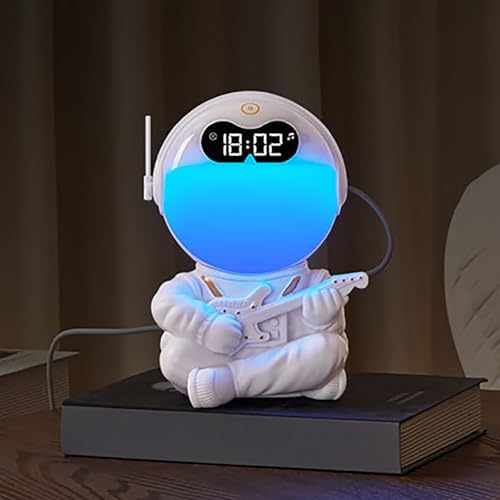 Astronaut Kids Sunrise Alarm Clock with Bluetooth Speaker