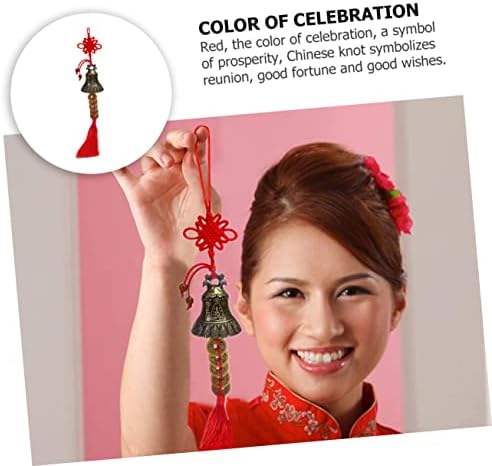 Wakauto Tassel Pendant Feng Shui Bell Imitation Chinese Knot