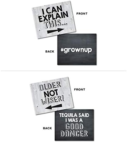 Birthday Photo Booth Props 20 Designs Funny Adult