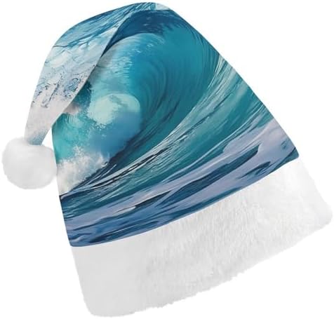 Santa Hat Sea Wave Christmas Party Headwear