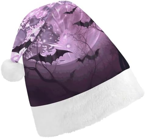 Christmas Santa Hat for Adults with Elastic Fit