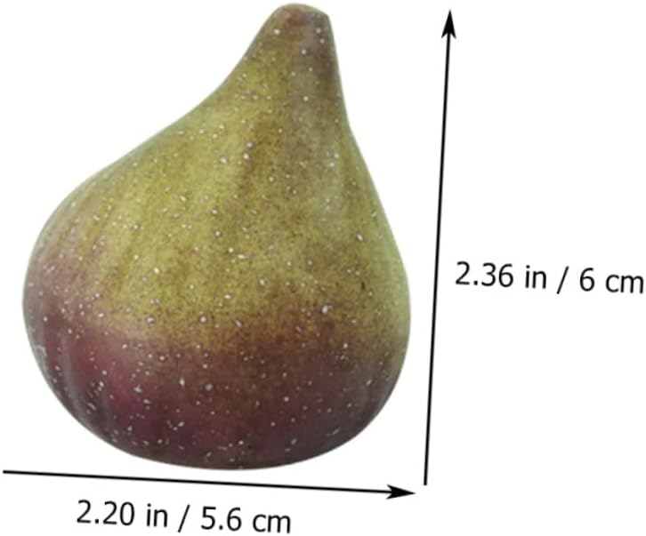 ABOOFAN 5Pcs Artificial Fig Fruit Models Decorative Props