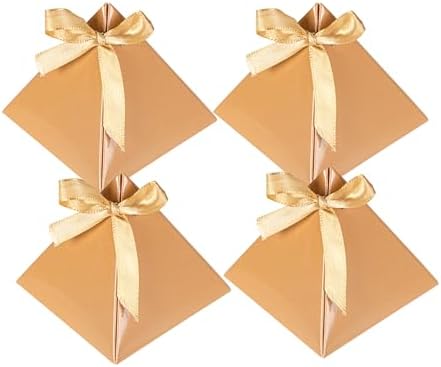 Restaurantware Pyramid Favor Boxes 3x3x3 Inch 100 Pack