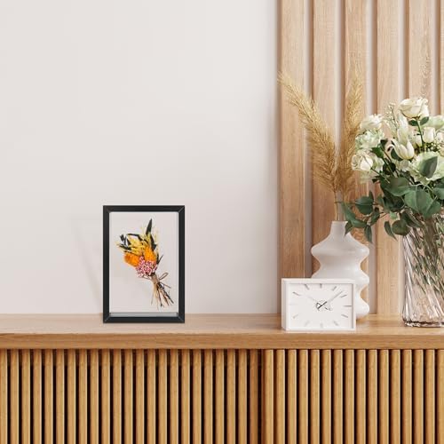 2 Pack 8x10 Inch Wooden Dried Flower Frame with Clear Acrylic Panels