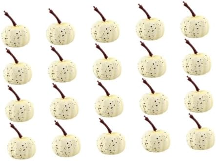 Garneck 20pcs Mini Artificial Pumpkins for Halloween Decorations