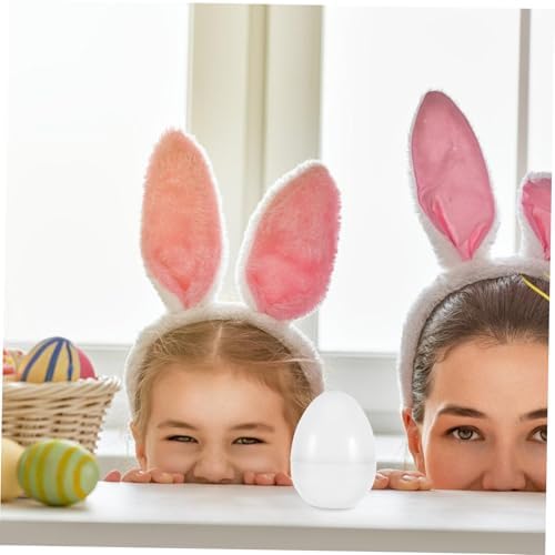 6Pcs Plastic Easter Eggs Fillable Candy Boxes