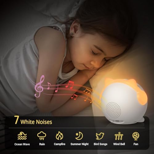 Sleep Training Clock with RGB Night Light and Music Player